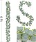2pc Artificial Eucalyptus Garland – 6.1FT Faux Silk Eucalyptus Vines for Wedding Arch, Table Decor, Backdrop, and Home Decoration (Green)